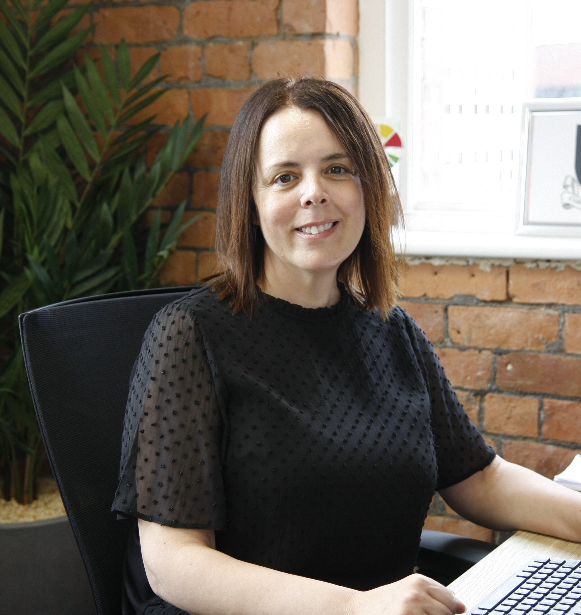 Anna Dawe in her office at Wigan and Leigh College.